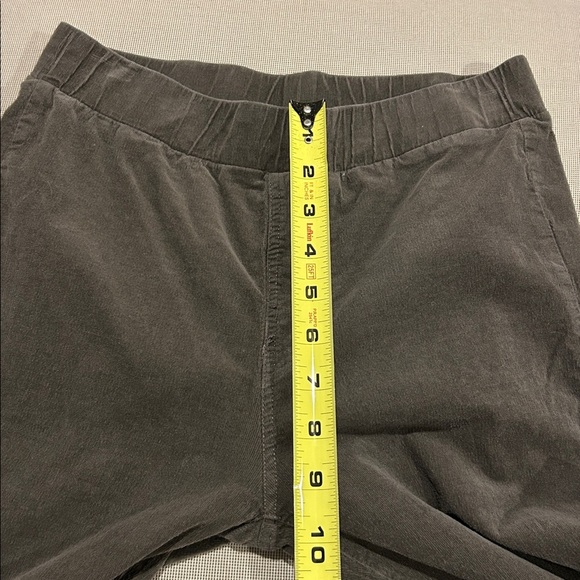 Wishlist Fine Cord Pull on Wide Leg Raw Hem Flare Pants Women's Size S - Picture 4 of 13